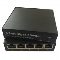 12V 5Prt Gigabit iron Switch